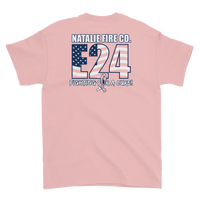 Natalie Fire Co. Breast Cancer Awareness Small Ribbon Short Sleeve T-Shirt