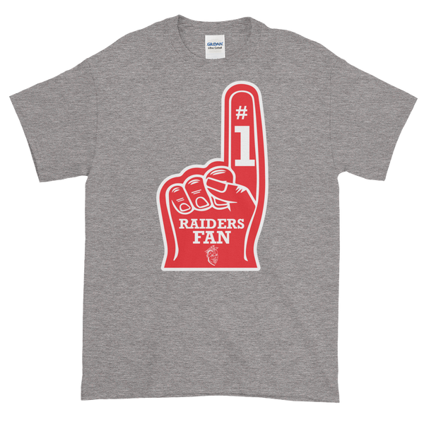 Number 1 Raiders Fan Short-Sleeve T-Shirt