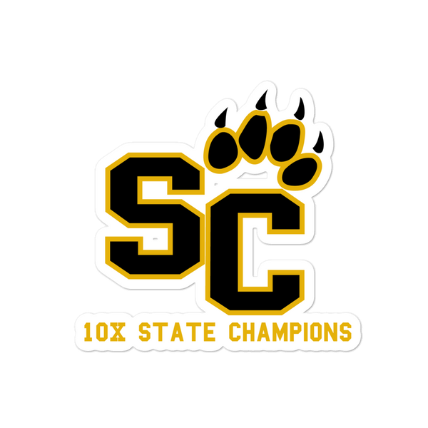 Southern Columbia 10X State Champions sticker