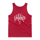 Lourdes Basketball Customizable Red Tank top
