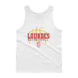 Lourdes Basketball Customizable White Tank top
