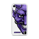 Modern Purple Demon iPhone Case