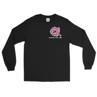 Natalie Fire Co. Breast Cancer Awareness Small Ribbon Long Sleeve T-Shirt