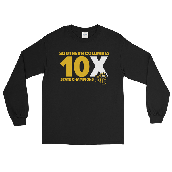 Southern Columbia 10X State Champions Long Sleeve Shirt
