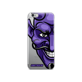 Modern Purple Demon iPhone Case
