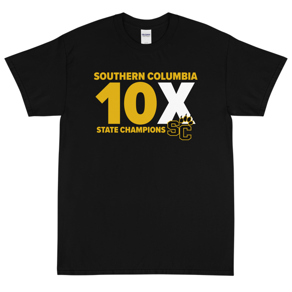 Southern Columbia 10X State Champions Short Sleeve T-Shirt